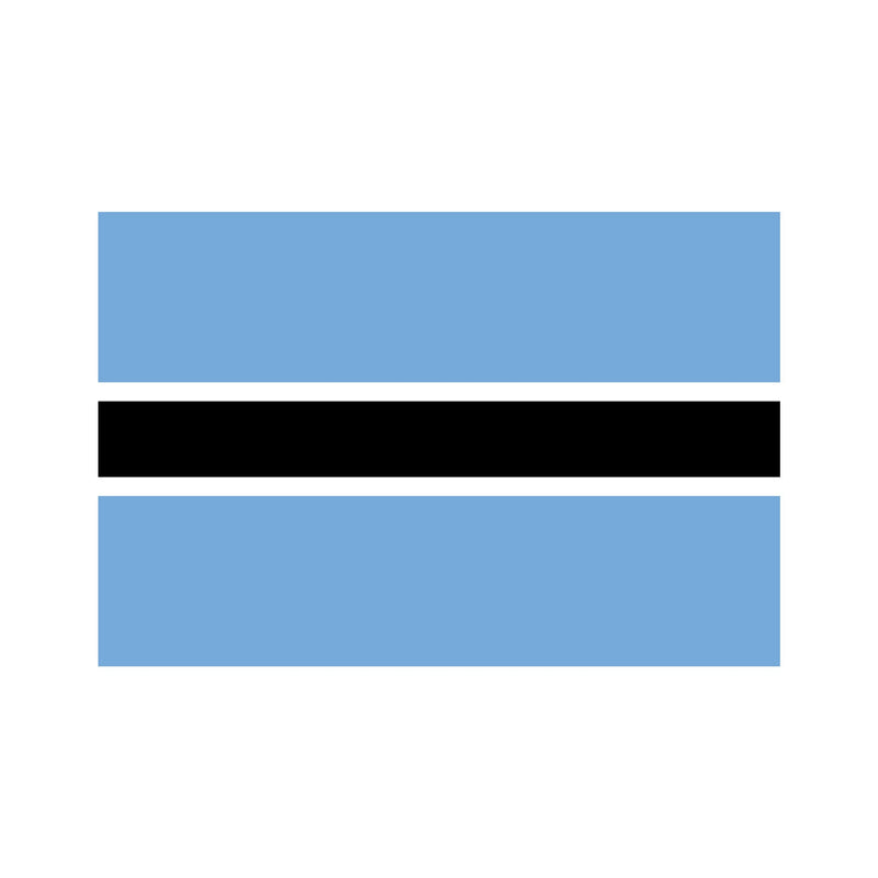 Botswana Budget Display Flag 91cm x 60cm (3ft x 2ft)