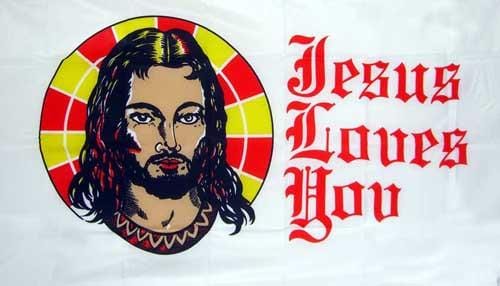 Jesus Flag - 5ft x 3ft