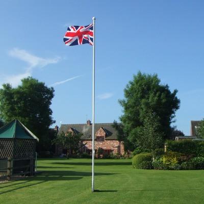 6m Deluxe Flagpole with Internal Halyard