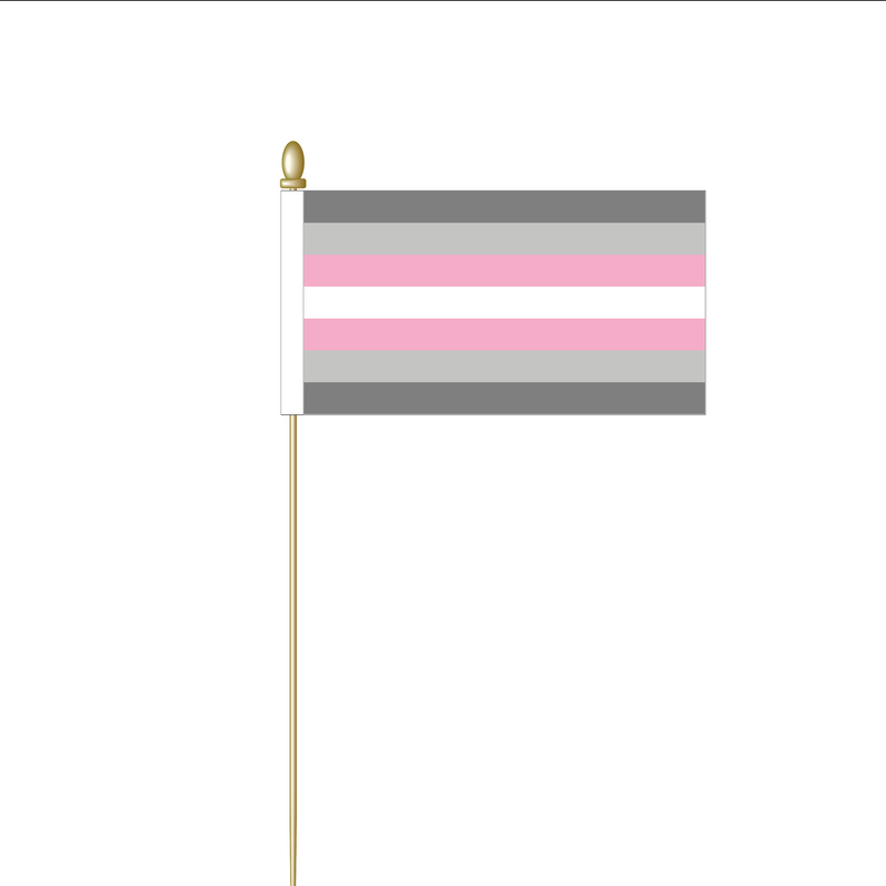 Demigirl Pride Table Flag
