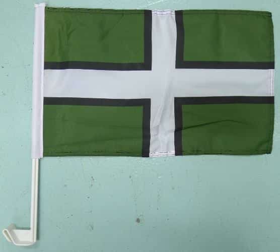 Devon car flag