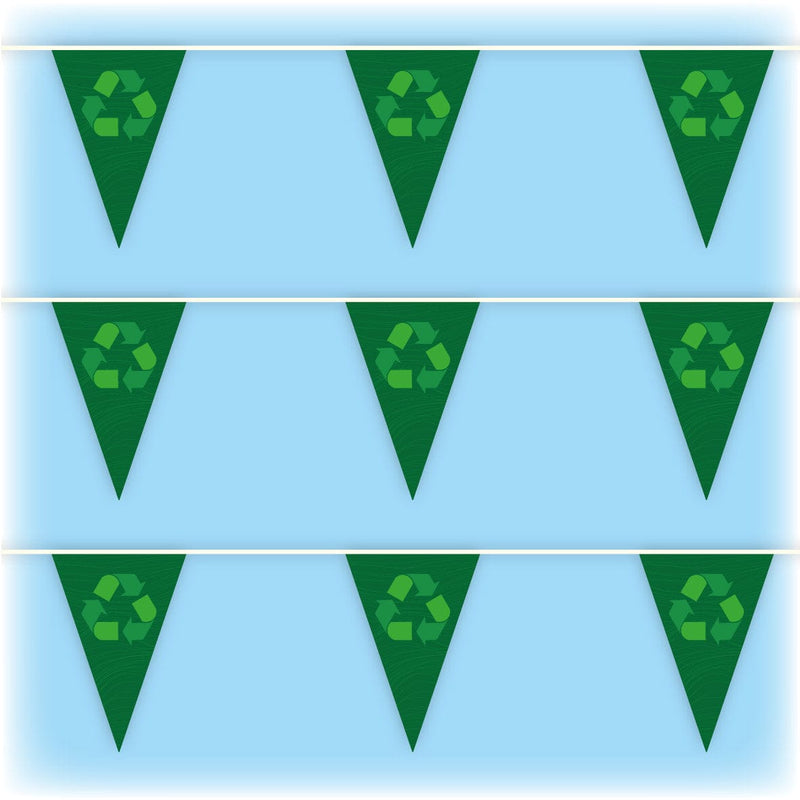ECO custom printed polyester bunting
