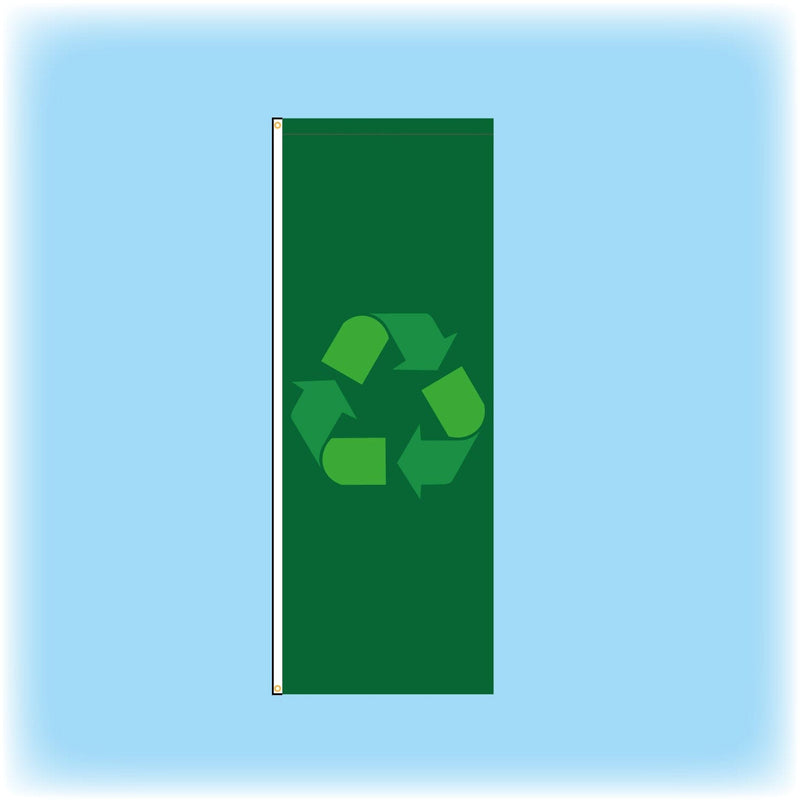 ECO custom printed flag - 1800 x 660mm