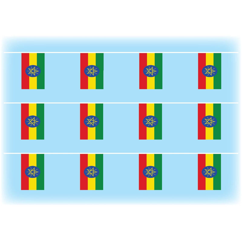 Ethiopia flag bunting