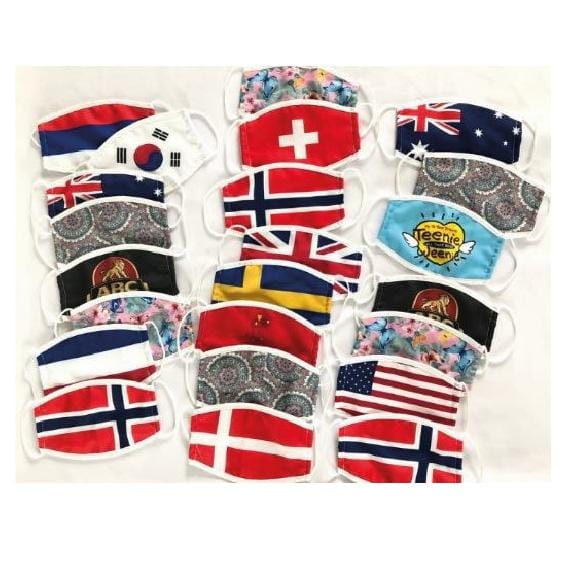 Washable and re-useable fabric mask with filter