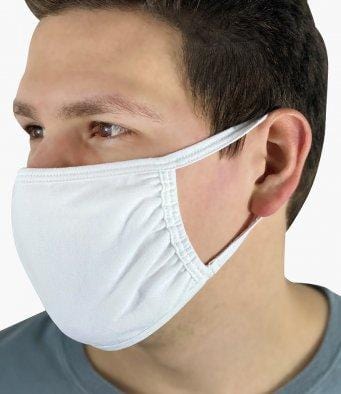 Personalised Face coverings - White