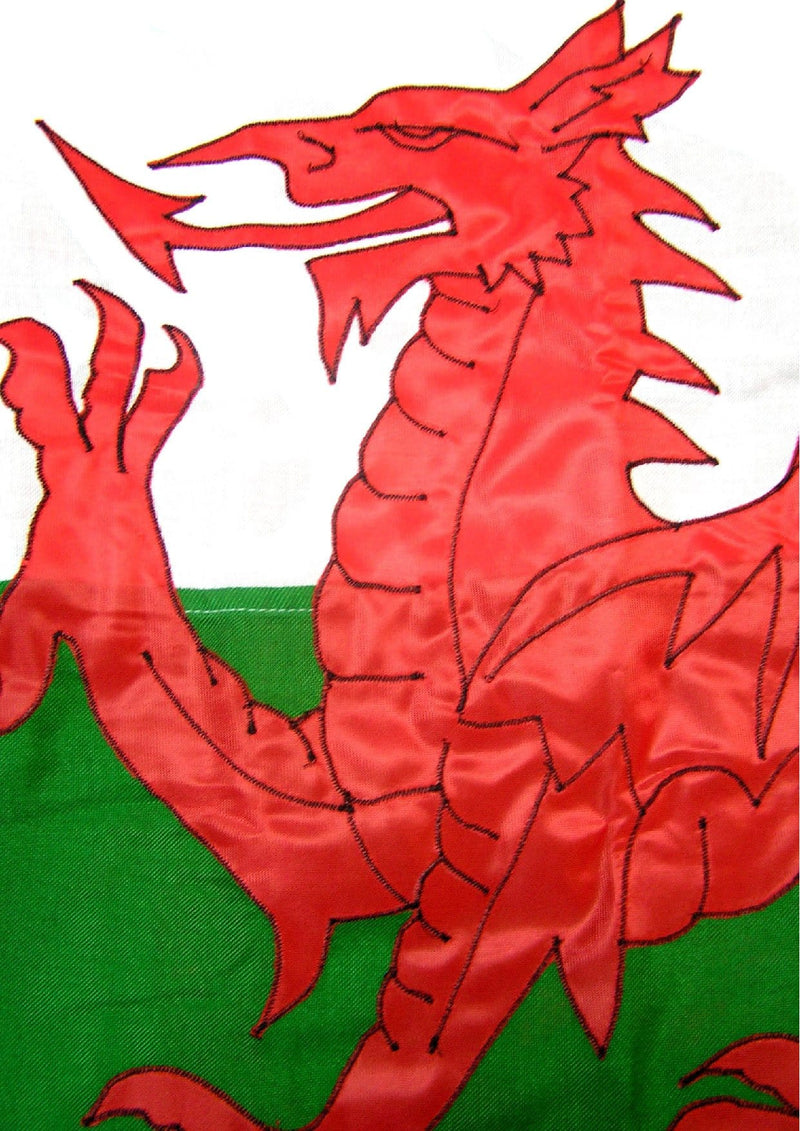 Sewn Wales flag