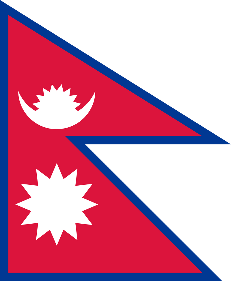 Nepal Table Flag