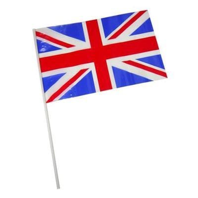 HAND WAVING Polythene Union Flags