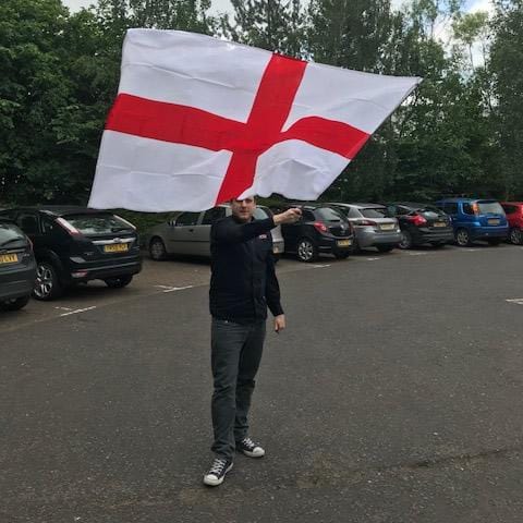 Telescopic Handheld Flagpole - 1.2m