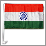 India Car Flag (Pack of 12)