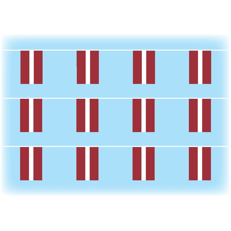 Latvia Flag Bunting