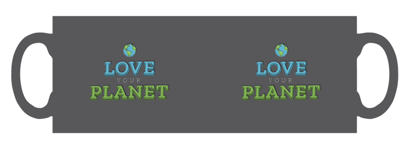 Love your planet personalised mug