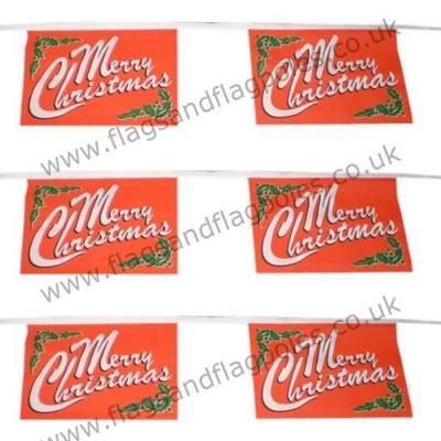 Merry Christmas Bunting Horizontal