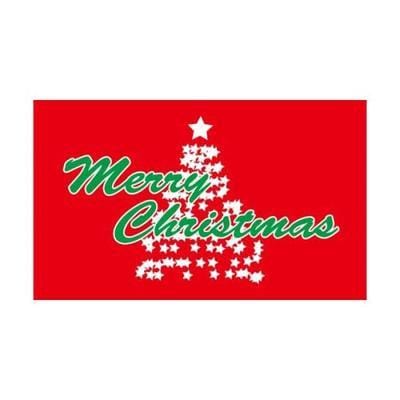 Christmas Tree Flag - 1.52m x 0.91m (5ftx 3ft) Budget Display Flag