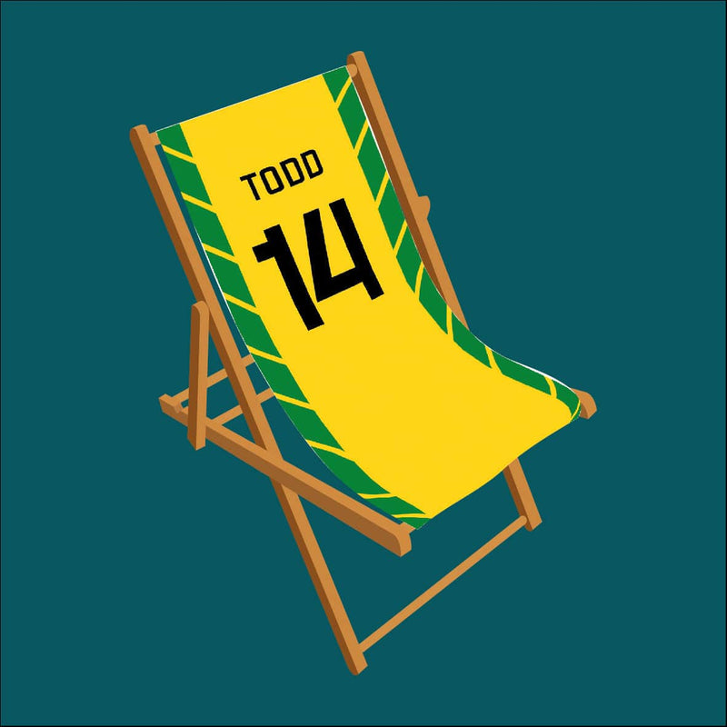 Personalised Norwich Deckchair