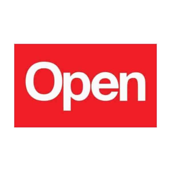 Open Flag. 1.52m x 0.91m (5ftx 3ft)