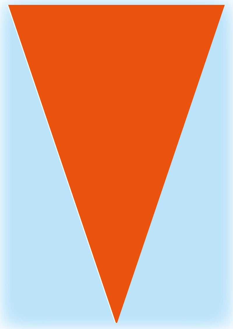 Orange Safety Bunting