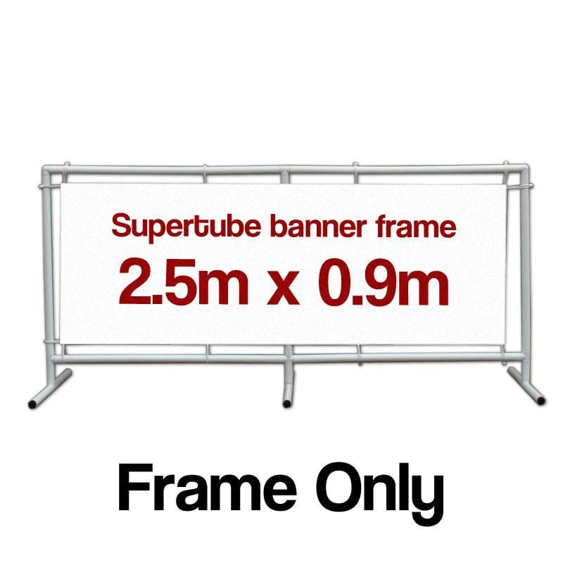 Supertube Banner Frame - 2.5m x 0.9m (Frame Only)