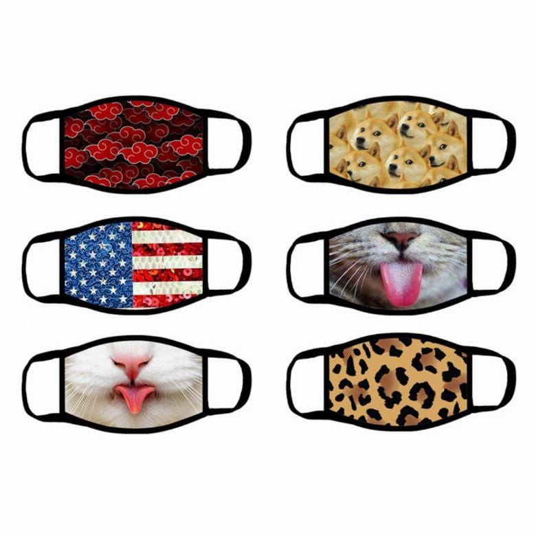 Printed face Coverings