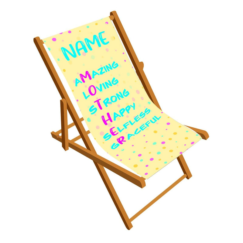 Mother design personalised Deckchair