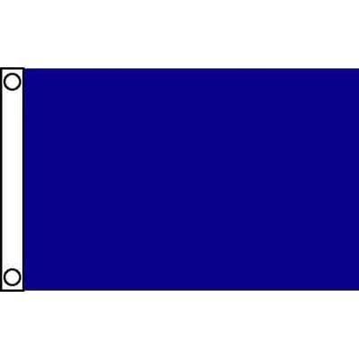 Plain Blue Flag - 5ft x 3ft