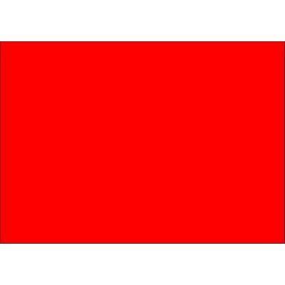 Plain Red Flag - 5ft x 3ft