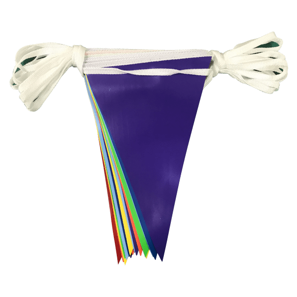 Rainbow PVC Bunting (LGBTQ+ Pride) - 9 metre length