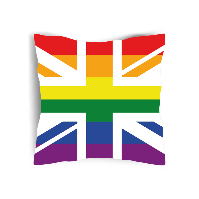 Rainbow Union Flag Cushion