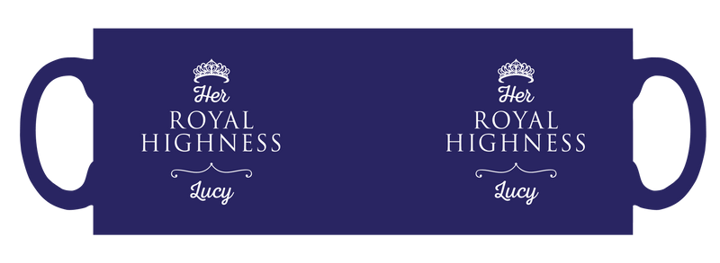 Her Royal Highness personalised mug