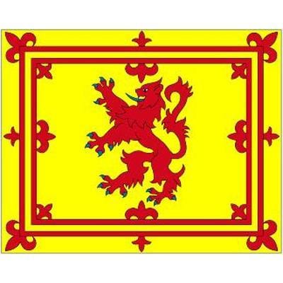 Scottish Lion Table Flag