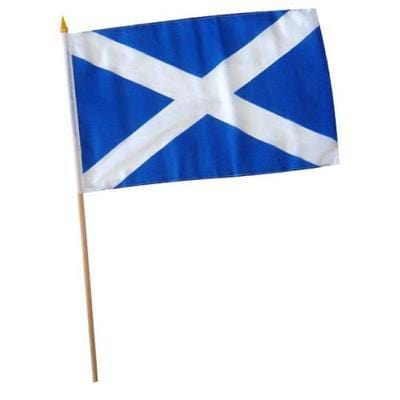 St Andrews Fabric Hand Waving Flags