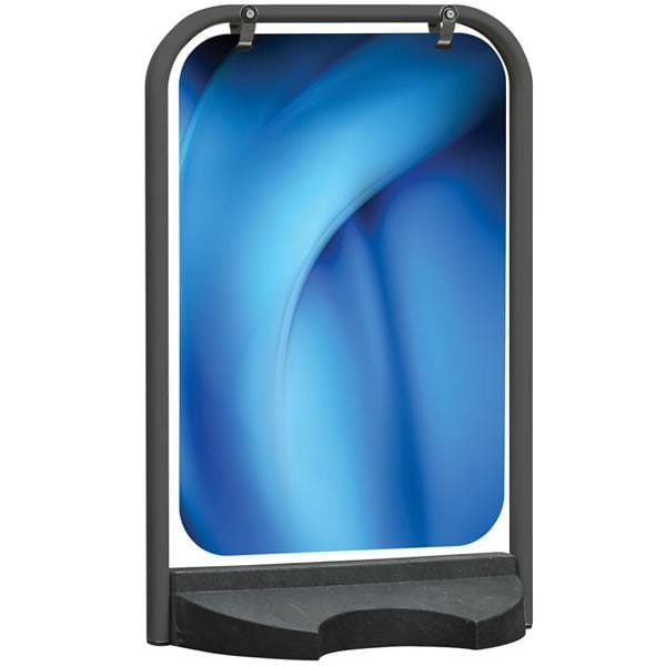 Classic Swing Sign - black frame (no posters)