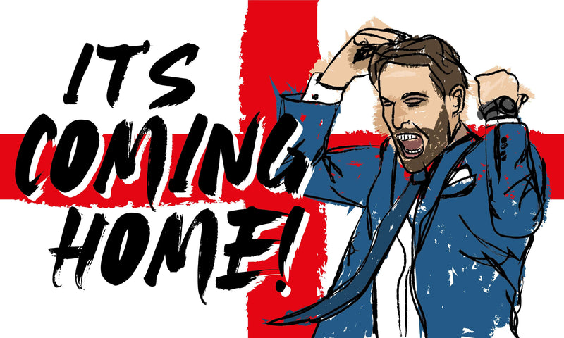 Its Coming Home Flag - Gareth Southgate Design