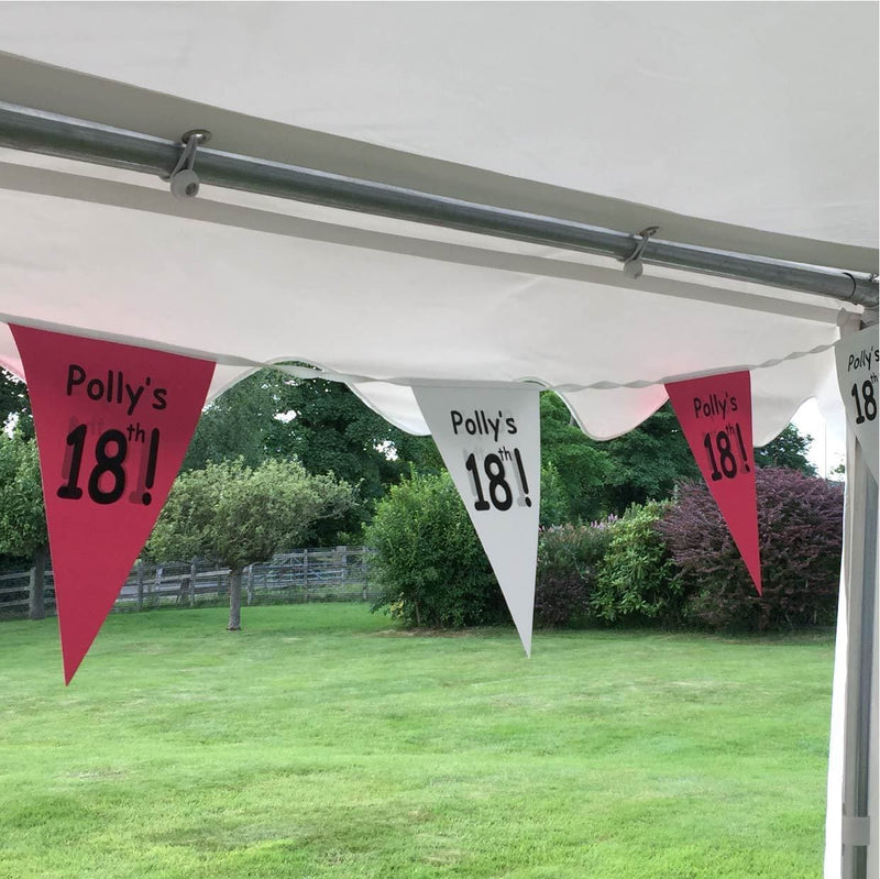 Triangular Synthetic Bunting - Printed with your design