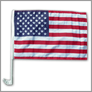 USA car flag (Pack of 12)