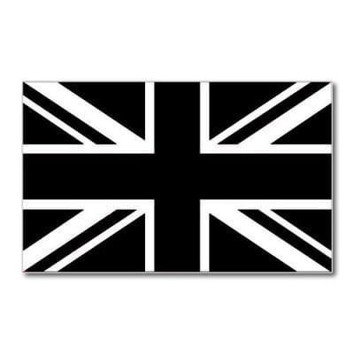 Black Union Jack flag