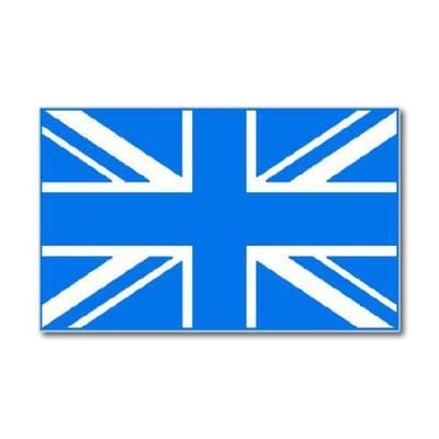 Blue Union Jack flag