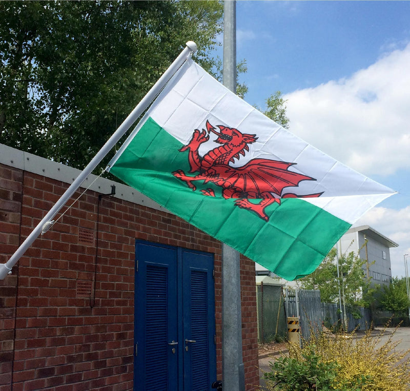Printed Polyester Wales Flag 2.5 yrd