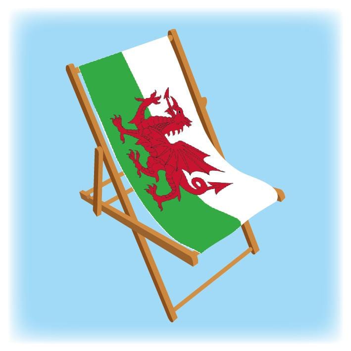 Flag of Wales Deckchair