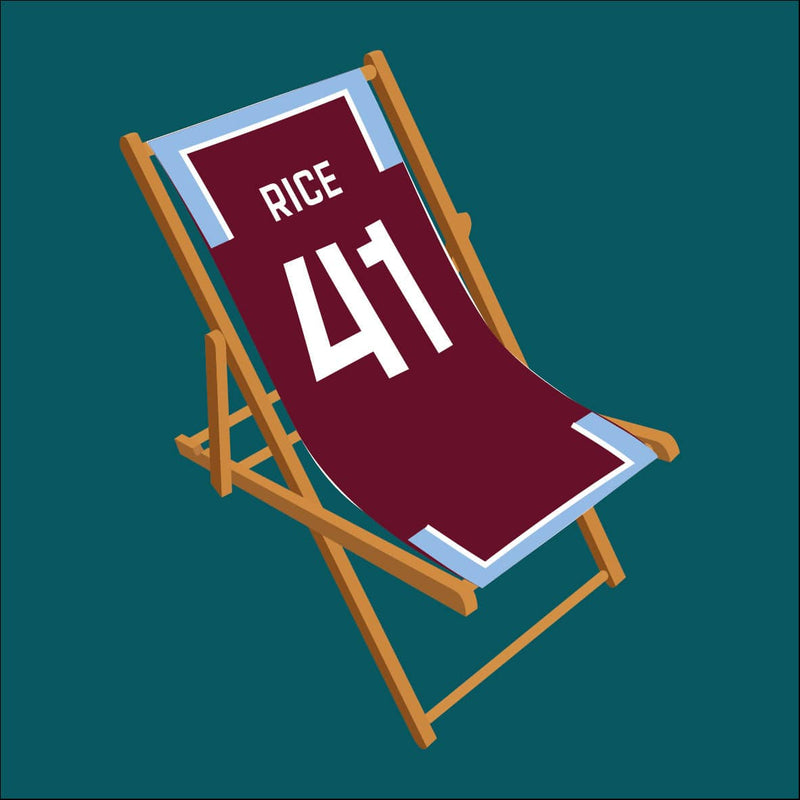 Personalised West Ham Deckchair