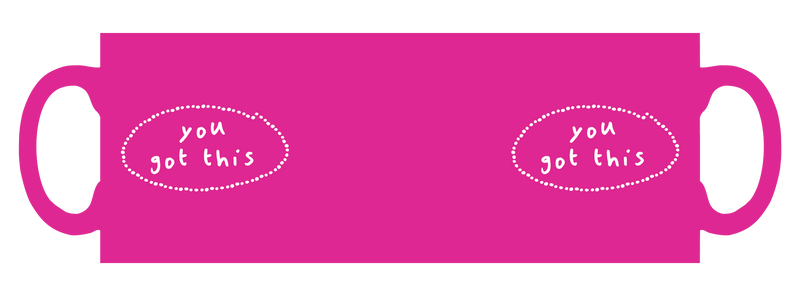 You got this personalised mug