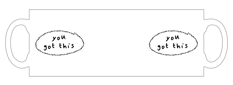 You got this personalised mug