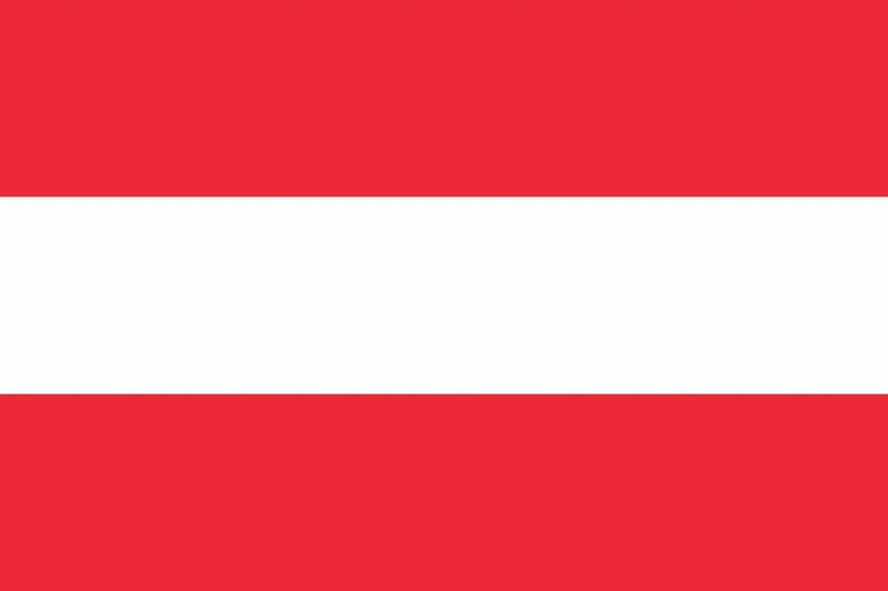 Austria Table Flag