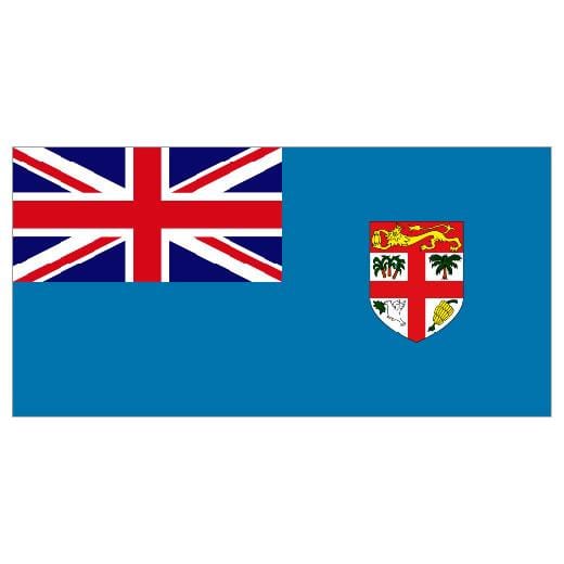 FIJI 1.52m x 0.91m (5ft x 3ft) Budget Display Flag