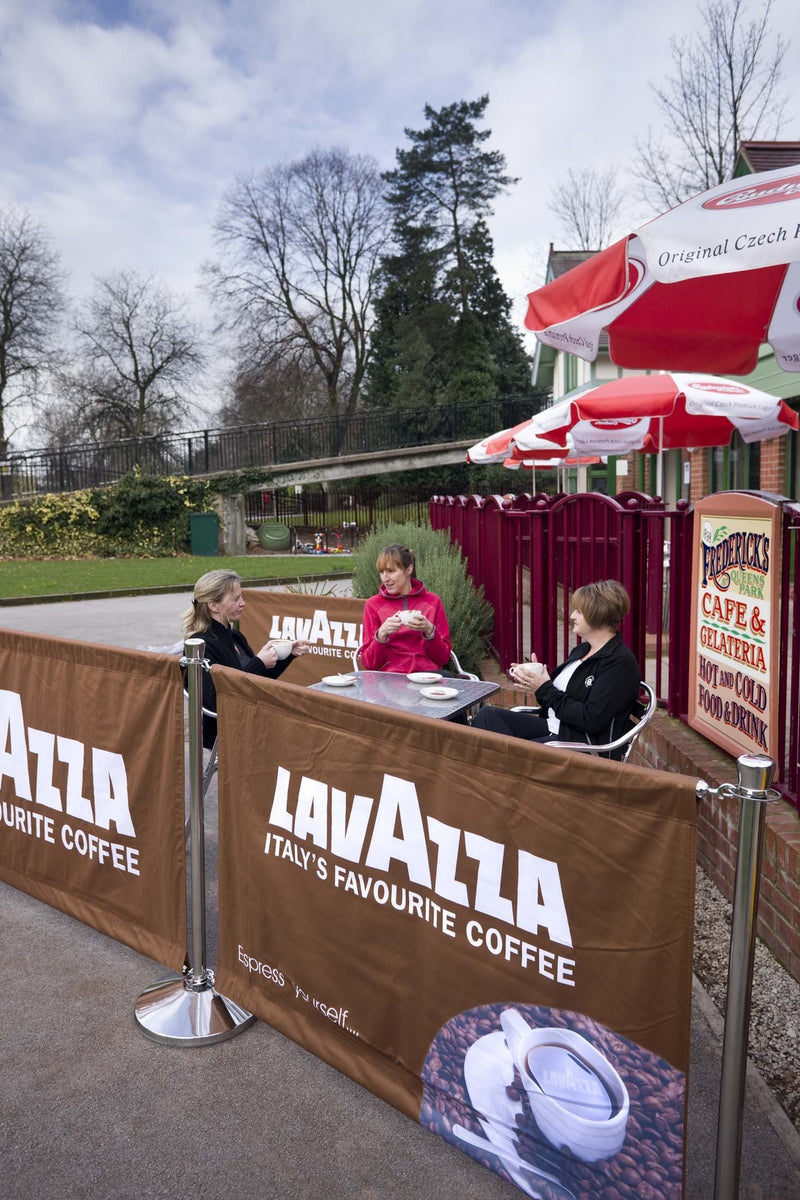 Social Distancing 1200mm Cafe Windbreak barrier