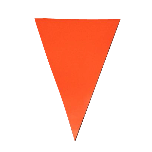 Orange PVC Bunting