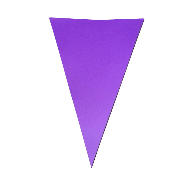 Purple PVC Bunting