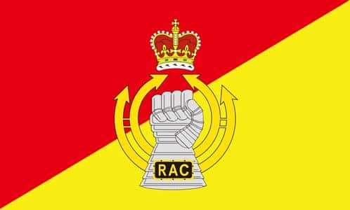 Royal Armoured Corps 1.52m x 0.91m (5ftx 3ft) Budget Display Flag