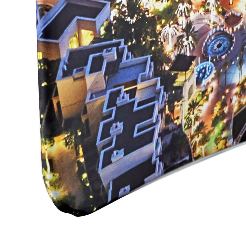 2.4m wide curved stretch fabric wall